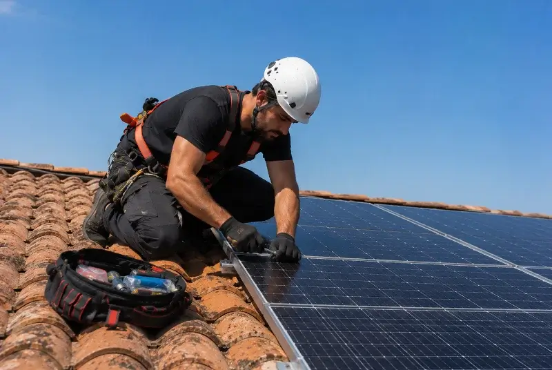 Maintenance et monitoring de panneaux solaires à Cornier